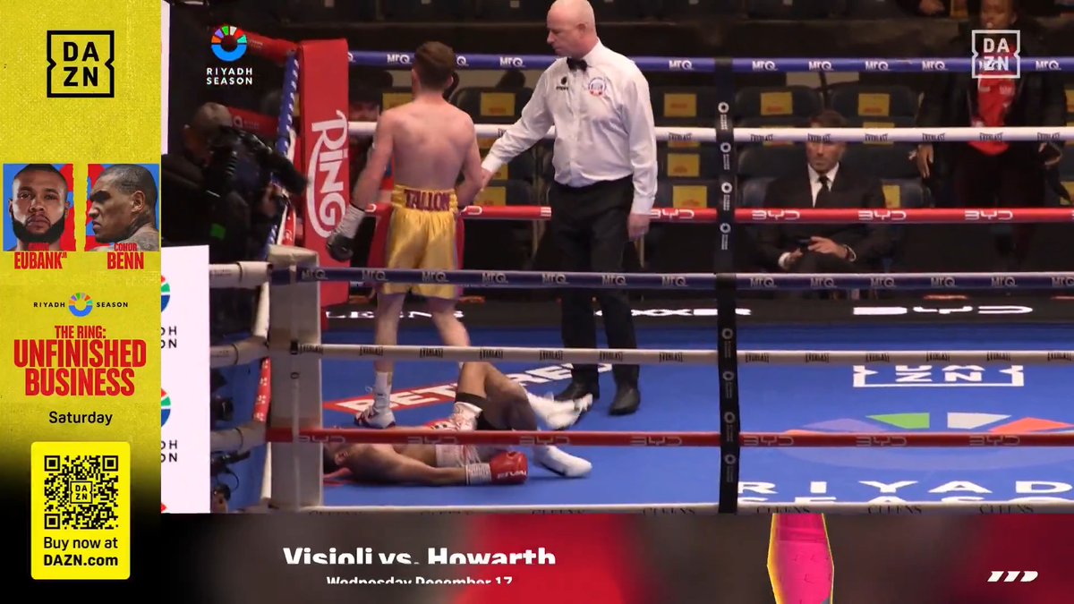 WHAT AN UPPERCUT 💥 Mikie Tallon knocks out Fezan Shahid with one punch 💫 The Ring: Unfinished Business | Buy now at l #EubankBenn2