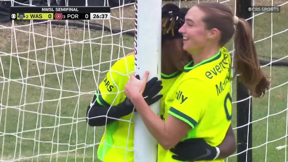 A STUNNING run by Rosemonde Kouassi to assist Gift Monday for Washington Spirit 's opening goal 😱 Stream Spirit vs Thorns on CBS &amp; Paramount+ 📺