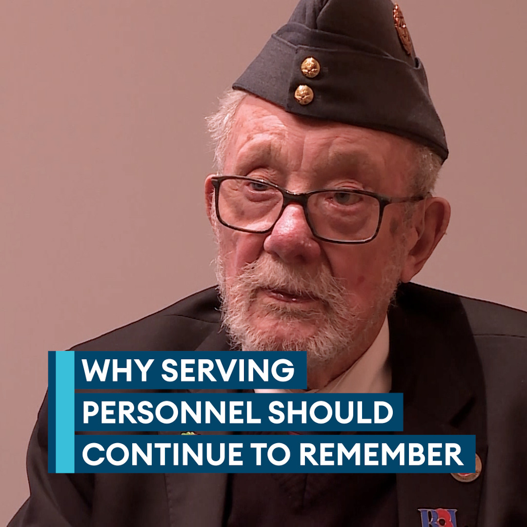 "You've just got to carry it on"🗣️ D-Day Veteran, Alan Kennett met the Princess of Wales after she led the Nation in commemorating Armistice Day at a service of Remembrance at the NMA His message to those serving was to "remember those that didn't get home"