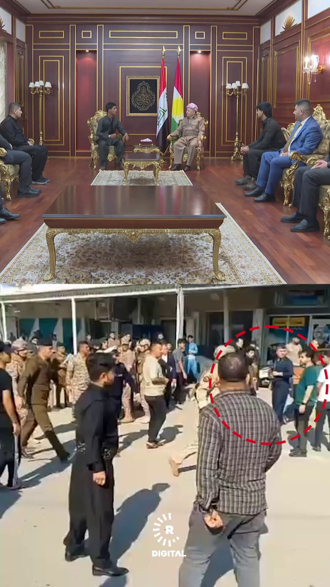 بالفيديو.. الرئيس بارزاني يستقبل شباناً من طوزخورماتو تعرضوا للاعتداء يوم الاقتراع لرفعهم علم كوردستان الرئيس بارزاني قال لهم: "ليس بمقدور أي شخص أو جهة المساس بعلم كوردستان أو منع رفعه، مهما كان وتحت أي ذريعة".