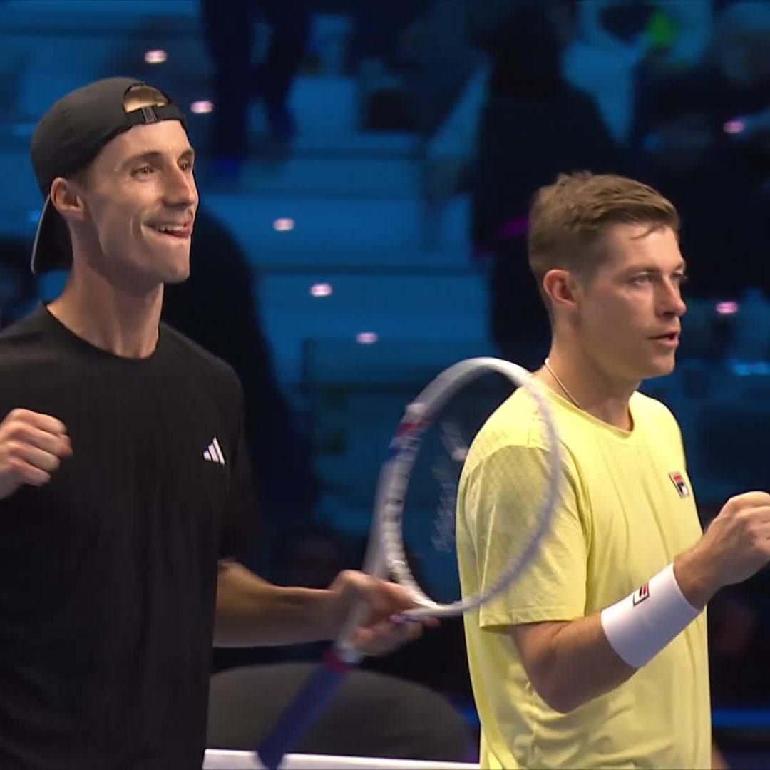 All-British semi goes to Salisbury/Skupski ๐ฌ๐ง๐ค They take the match tie-break 10-8 and advance to the #NittoATPFinals doubles final ๐