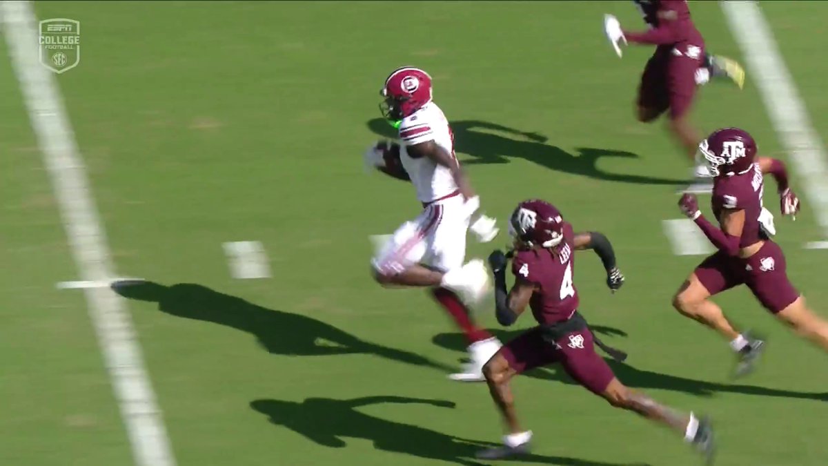 South Carolina is dominating Texas A&amp;M in College Station 😳 Watch the Gamecocks and Aggies on ESPN and the ESPN App 🍿