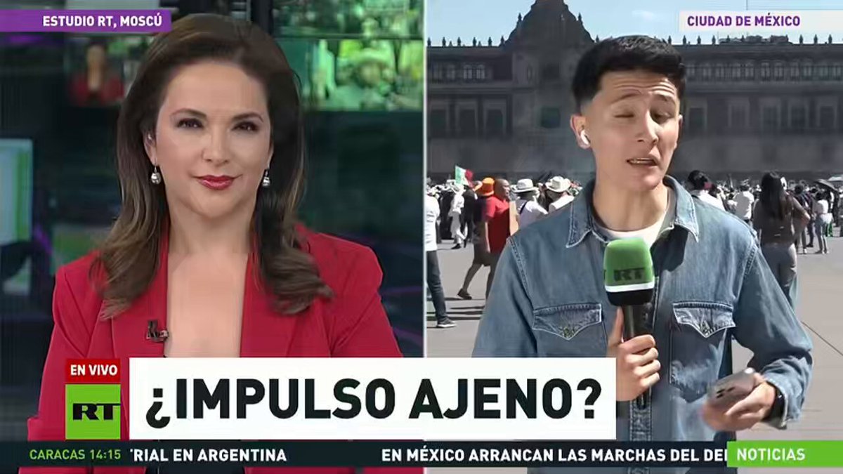 ❗️❗️Gran manifestación de la generación Z en México 🇲🇽 En Ciudad de México arranca la marcha de la generación Z, para denunciar la inseguridad y corrupción en el país. 🎙 Luis Francisco S. Escoto nos trae los detalles.