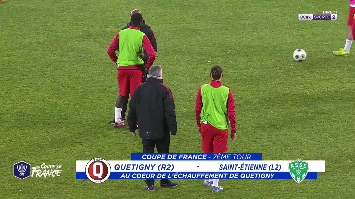 🏆 #CoupeDeFrance ⚽ Plongez en immersion au cœur de l'échauffement de Quetigny !