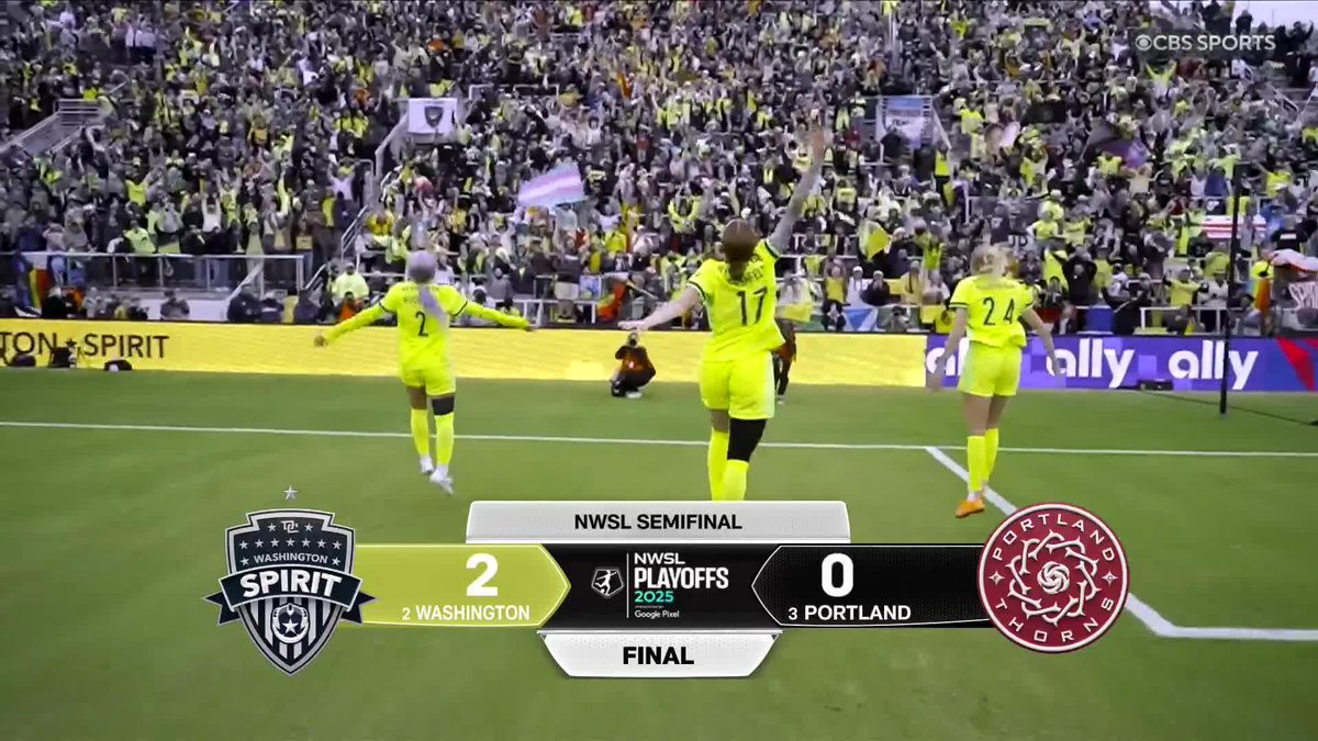 Celebrating at Rowdy Audi hits different when it means you're going to the NWSL Championship! 💛 Presented by Made by Google