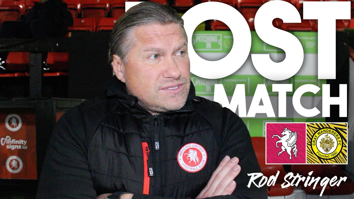💬 Rod Stringer reflects on this afternoon's defeat to Cray Wanderers as he signs of as Wings interim boss... #WeAreWings🪽