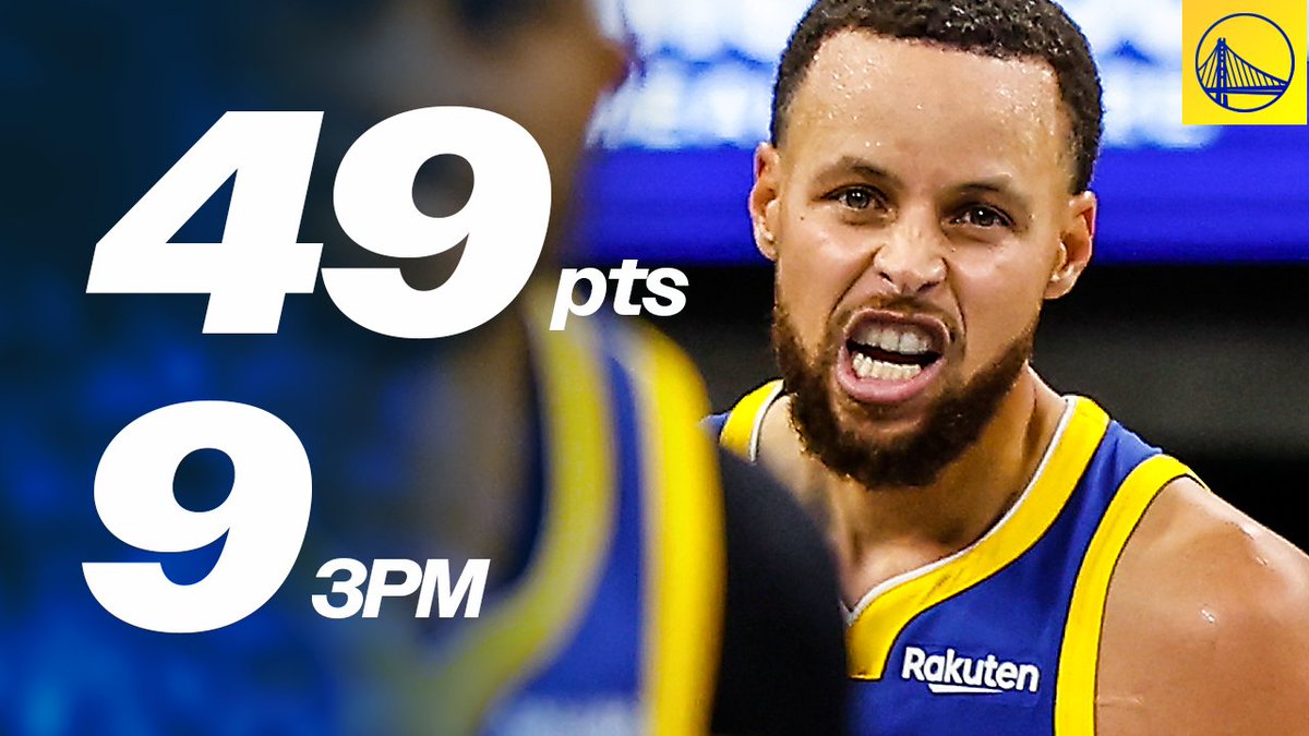 49 PTS | 9 3PM Last night, Stephen Curry put on a show 🍿