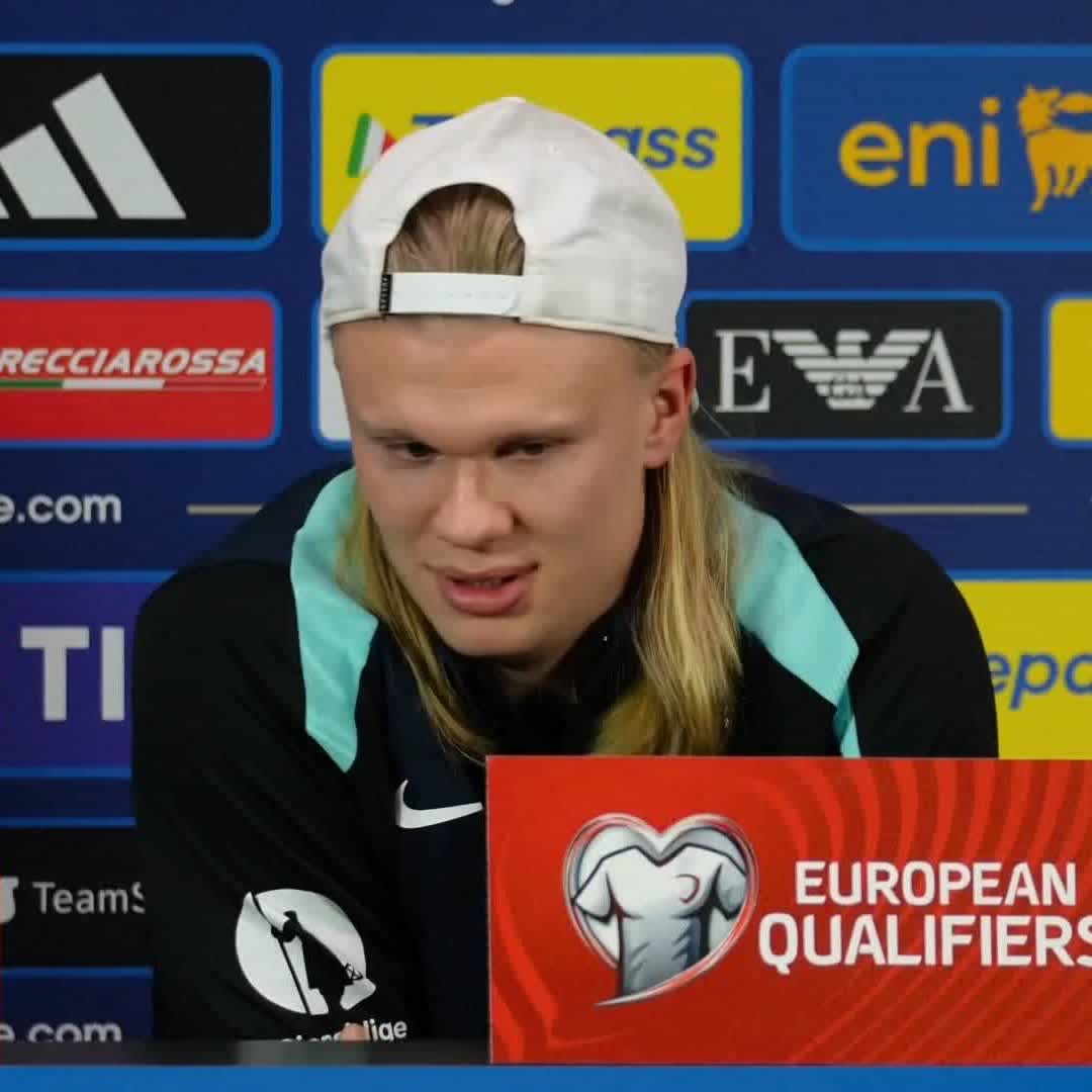 "I feel great responsibility to bring Norway to the World Cup" 🇳🇴 Erling Haaland on the "pressure" of helping Norway qualify for a World Cup with their place all but guaranteed.
