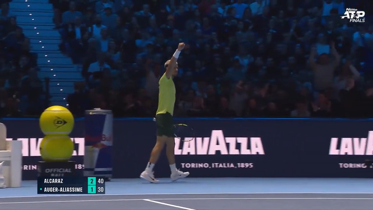 Carlos Alcaraz, you're something else!!! ๐ฉ Carlos Alcaraz | #NittoATPFinals