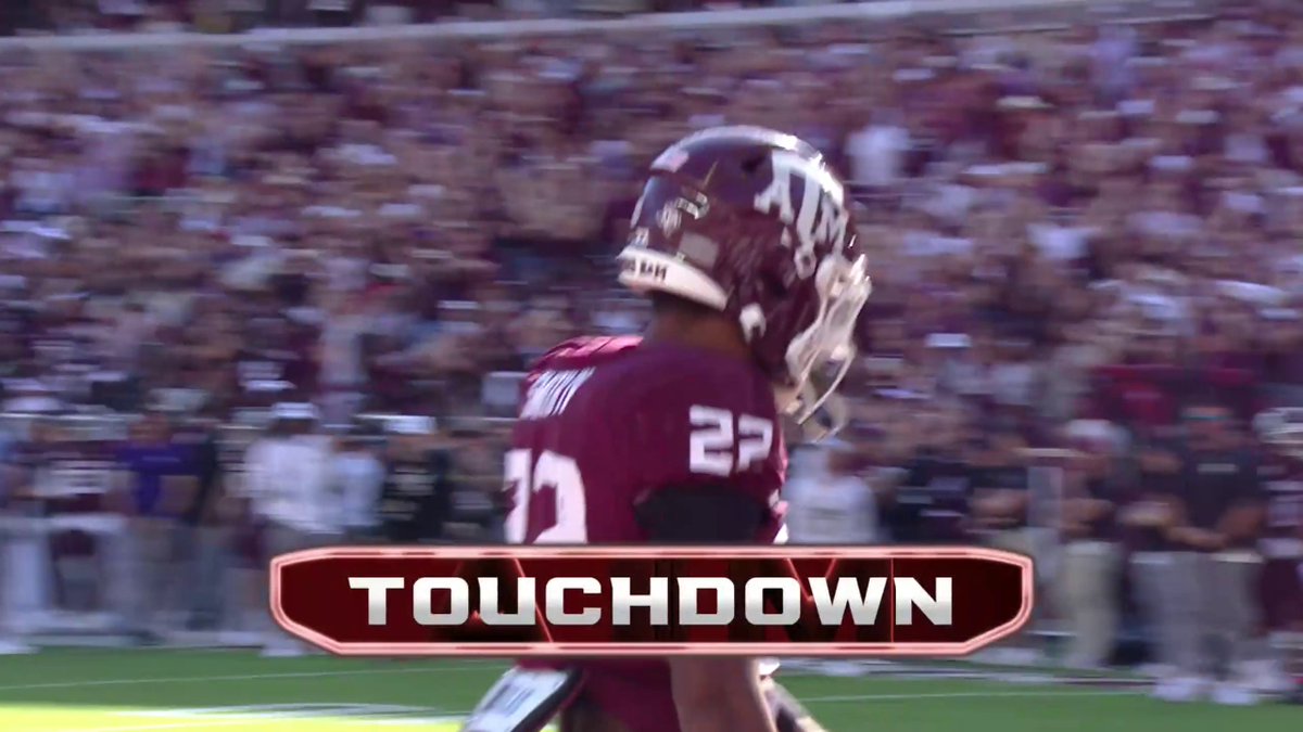 TEXAS A&amp;M HAS TAKEN THE LEAD AFTER BEING DOWN BY 27 AT HALFTIME 😱 Watch how this one ends on ESPN and the ESPN App: