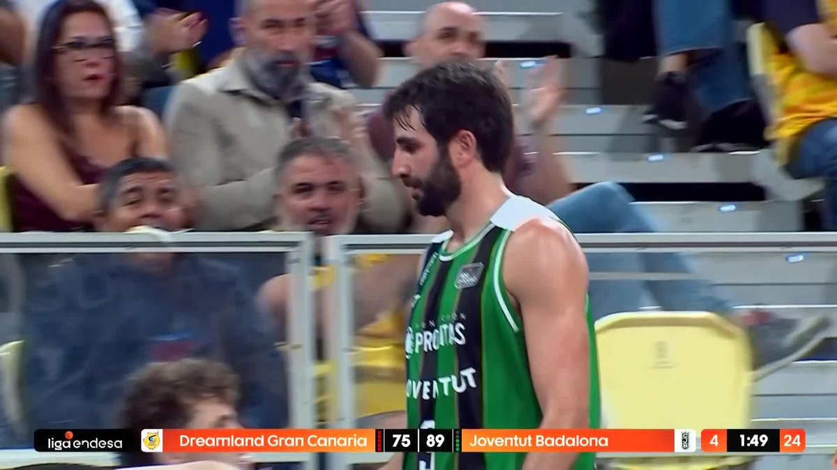 ¡Qué momento en el Gran Canaria Arena! 🤩 La afición de Dreamland Dreamland Gran Canaria dedica una gran ovación a Ricky Rubio 👏 📺 DAZN España | #LigaEndesa | Club Joventut Badalona | Ricky Rubio