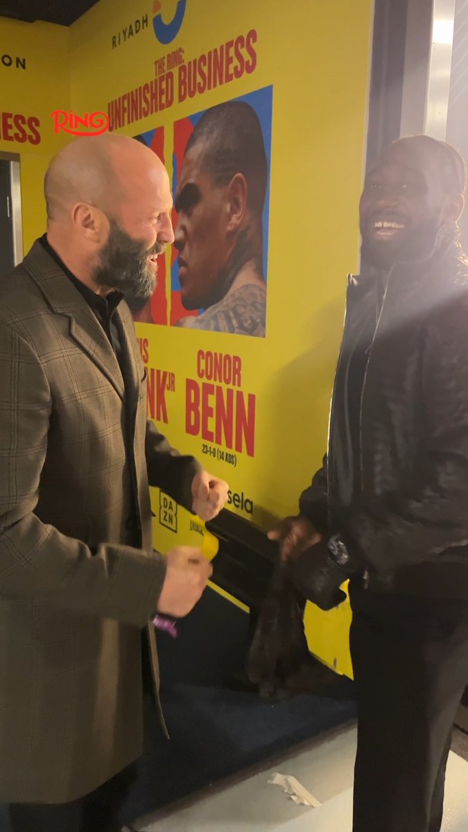 Jason Statham is a huge fan of Terence Crawford ⭐️ The Ring: Unfinished Business | Buy now at l #EubankBenn2