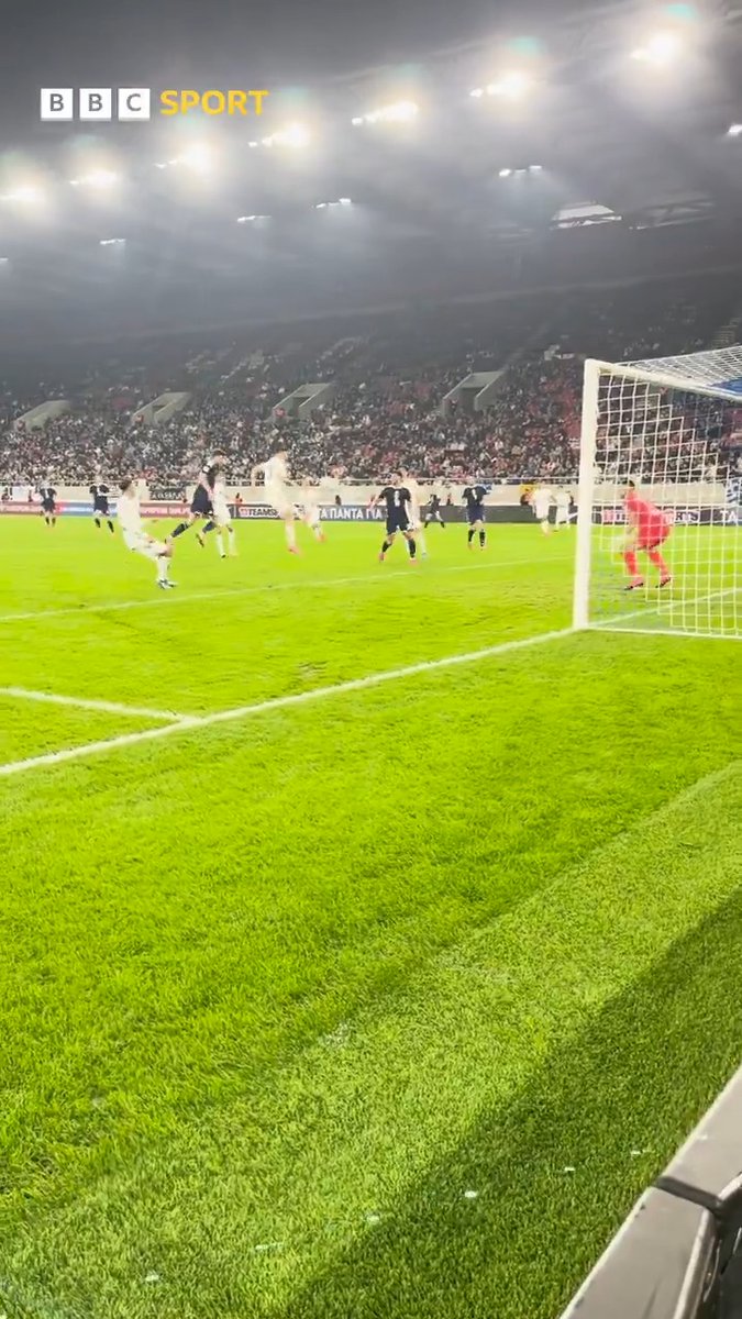 Andrew Robertson with an assist for Scotland. And beautiful curl he put in that cross!