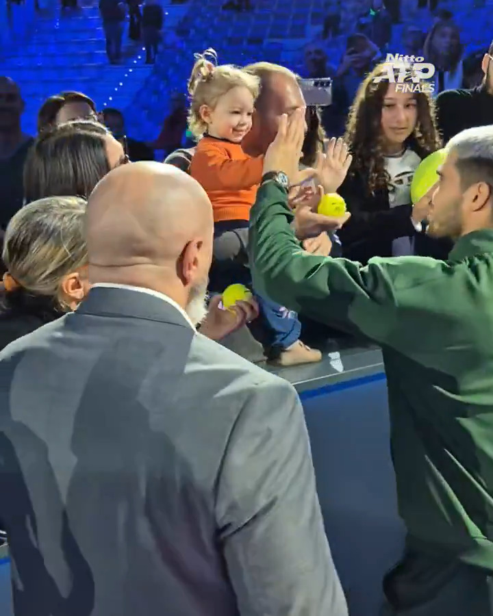 Wholesome content ❤️ Carlos Alcaraz | #NittoATPFinals