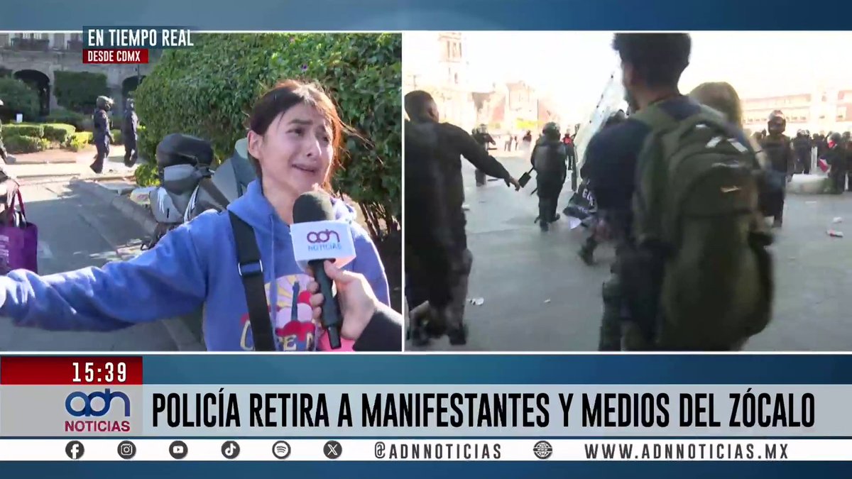 😡📢‘Los patrulleros golpearon a mi hermana y le arrebataron el celular’. Así lo denunció una joven en la #MarchaNacional. La misma policía que debía protegerlas terminó agrediendo incluso a una mujer incapacitada. ¿Éste es el trato para quienes marchan pacíficamente? ‼️