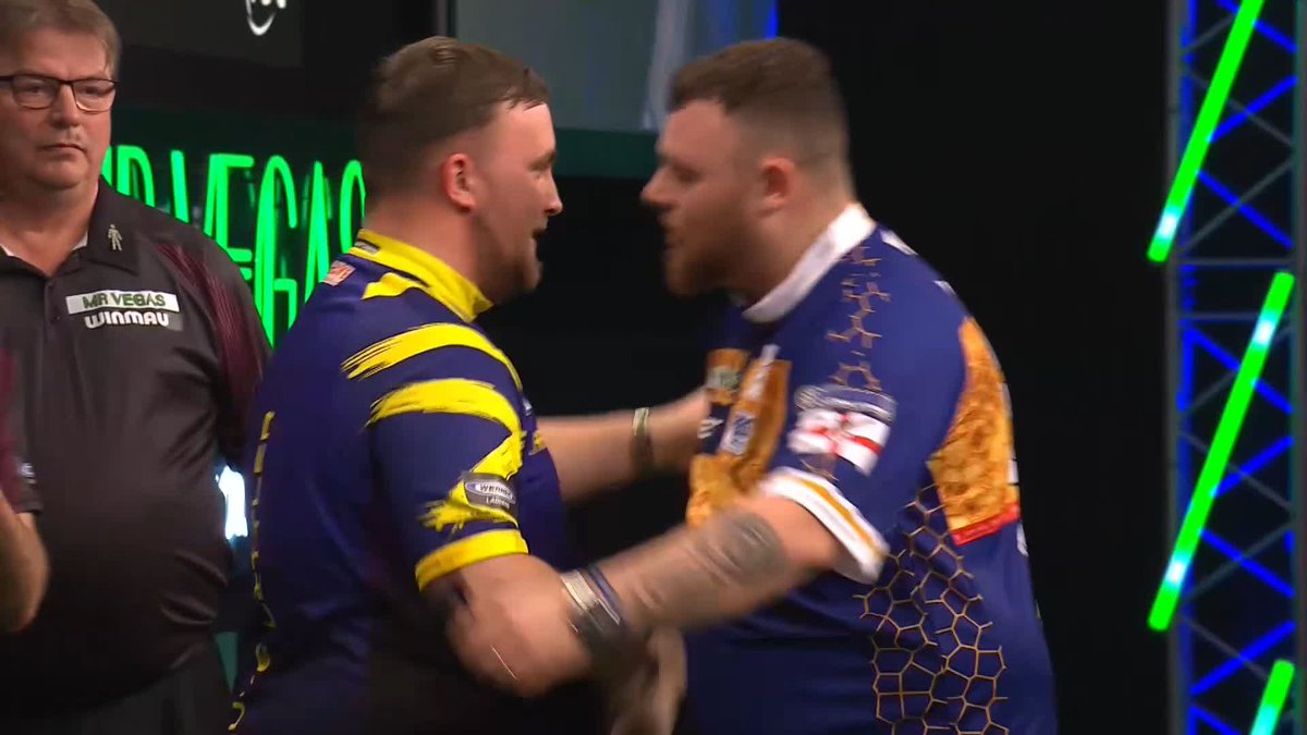 LITTLER WINS A CORKER! What a match! 💥 Reigning champion Luke Littler produces another mesmerising performance to defeat Josh Rock 16-12 in an epic quarter-final! 📺 #GSOD | QF