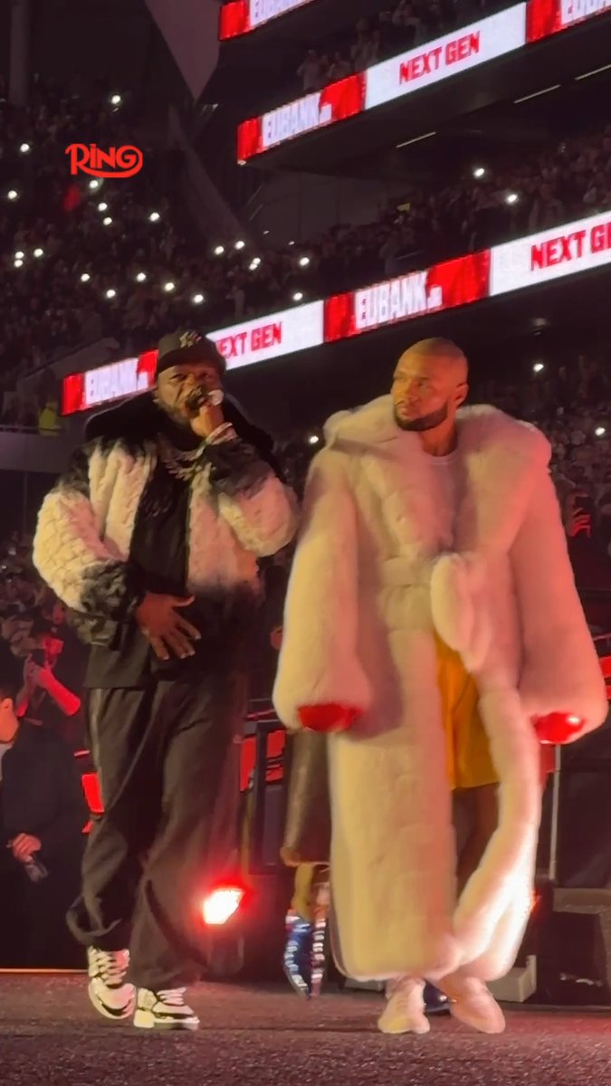 Chris Eubank Jr takes the stage with 50 CENT 💰 The Ring: Unfinished Business | Buy now at l #EubankBenn2