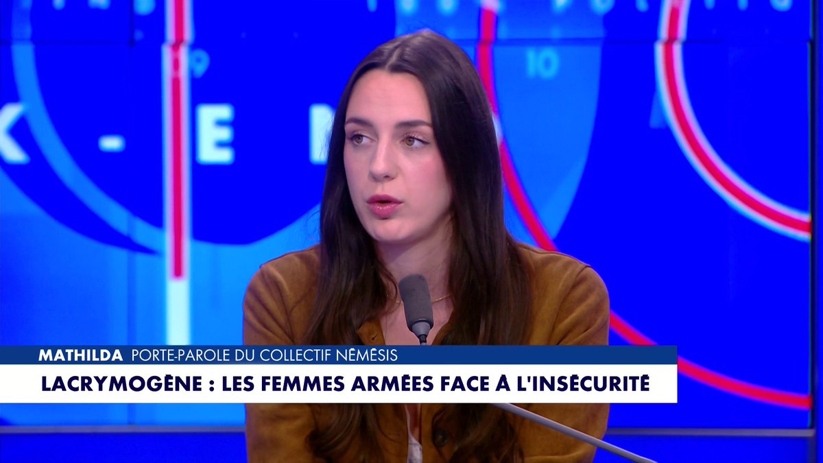 «Il y a de l'insécurité partout», déplore la porte-parole du Collectif Némésis, dans 100% Politique week-end. Elle regrette que les femmes n’aient «pas le droit d'avoir grand-chose» pour se défendre.