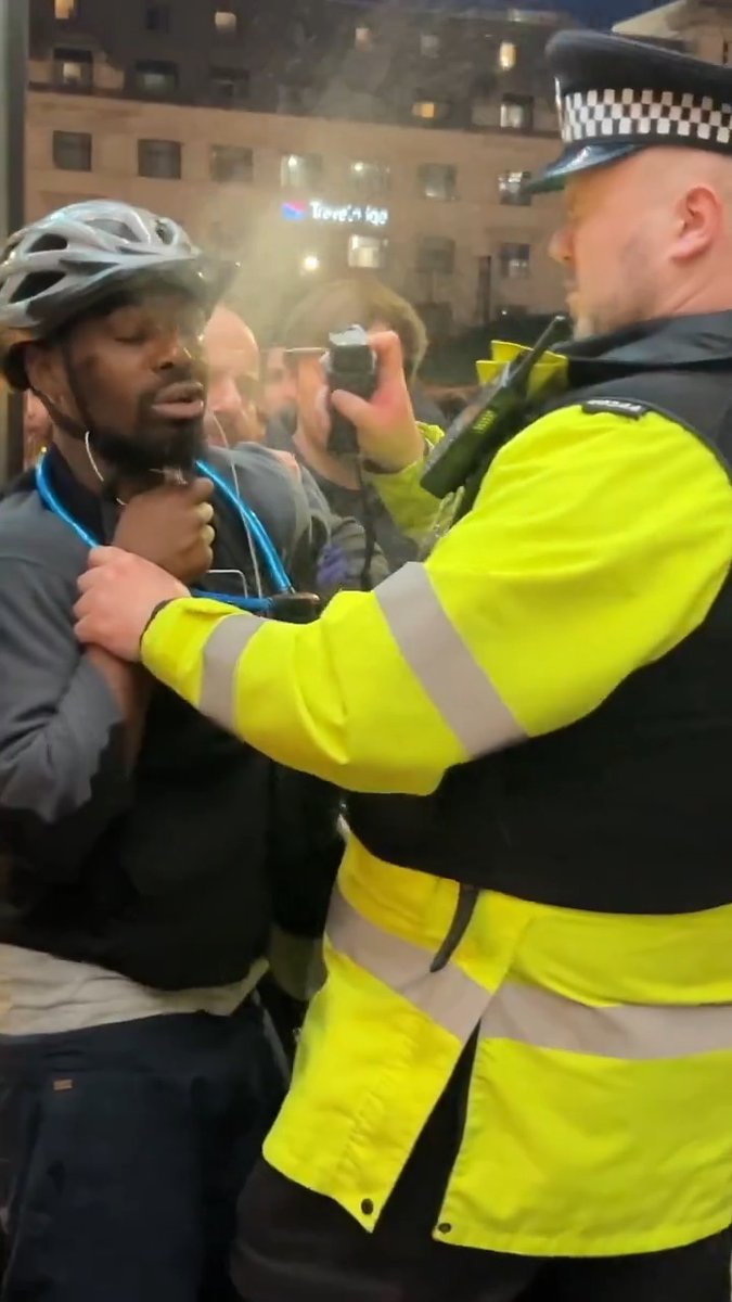 Engineer ATTACKS Police and gets SPRAYED pt 2