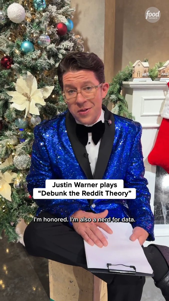 .Justin Warner is debunking Reddit theories about #TournamentOfChampions 👀 Watch him on #TournamentOfChampions: All-Star Christmas Wednesdays at 8|7c!