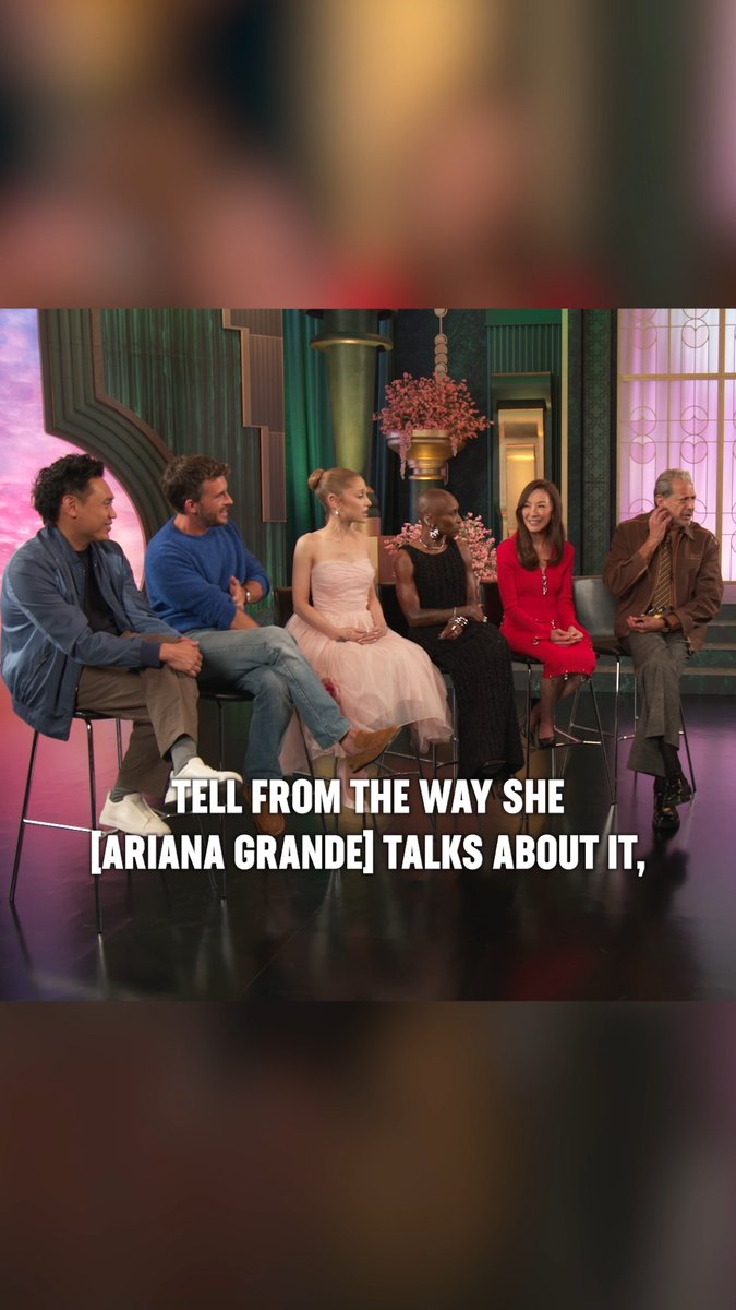 Jonathan Bailey and Jeff Goldblum reflect on watching Ariana Grande and Cynthia Erivo sing 'For Good'.