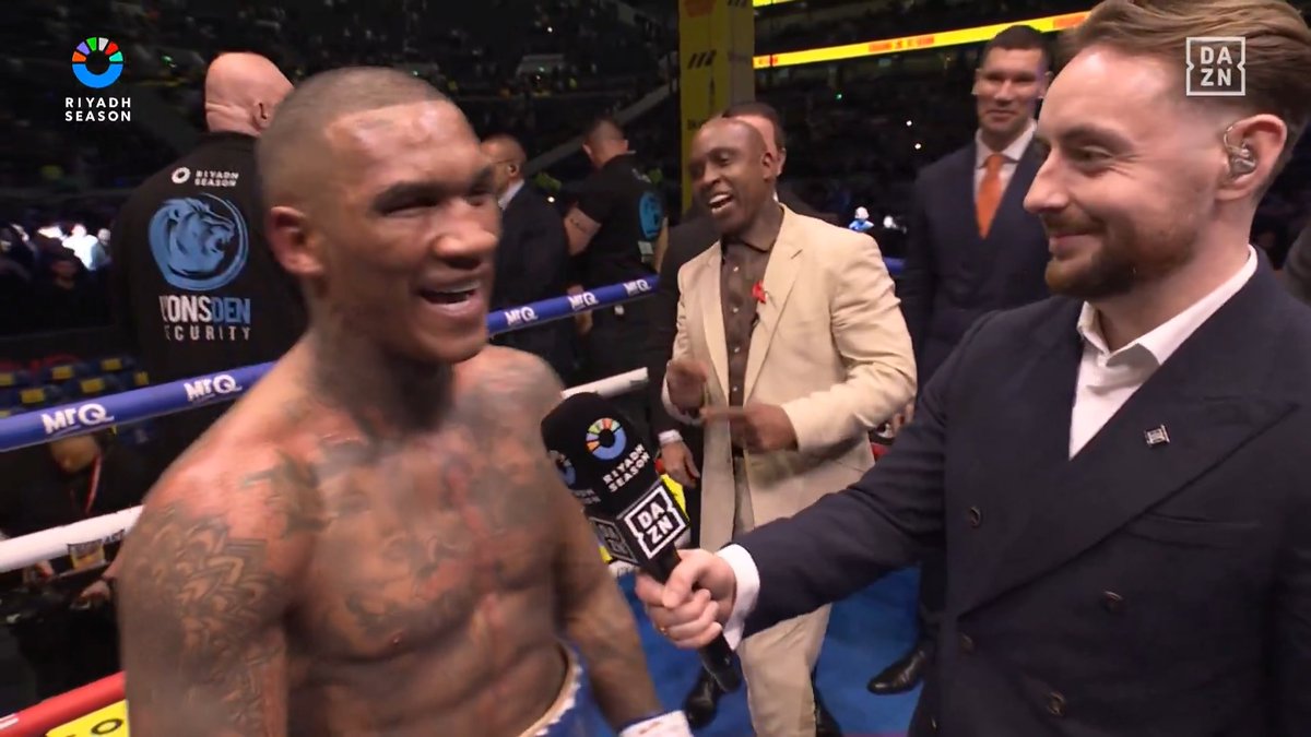 "I've got one on you Nige." Conor Benn teases his father Nigel Benn after becoming the first Benn to beat a Eubank ๐ฃ๏ธ The Ring: Unfinished Business on DAZN l #EubankBenn2