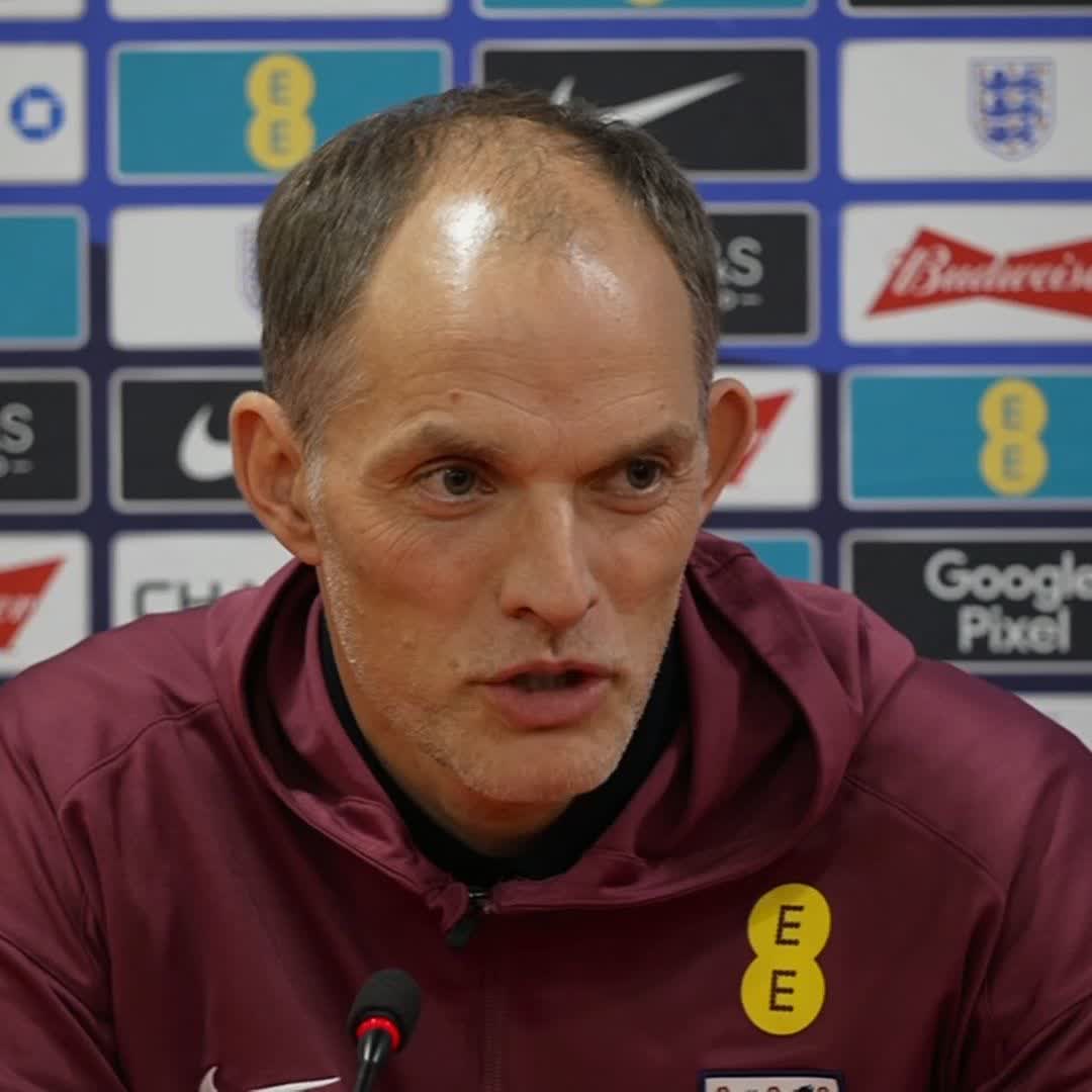 "I don't think it will happen" England boss Thomas Tuchel says it's unlikely that Harry Kane will be the only out and out striker he takes to next summer's World Cup 🏴