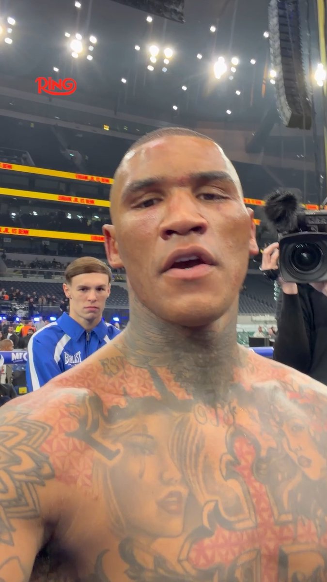 Conor Benn with a message to Turki Alalshikh and the boxing fans after his win over Chris Eubank Jr 👏 The Ring: Unfinished Business on DAZN l #EubankBenn2