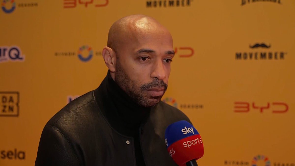 "I will be there... it will be an interesting one" Thierry Henry says "everyone believes that it can be the year" that Arsenal win the Premier League title for the first time since 2004 🔴
