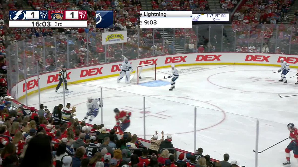 Jack Finley first NHL goal! 💪 What a shift by the Tampa Bay Lightning's big fourth line!