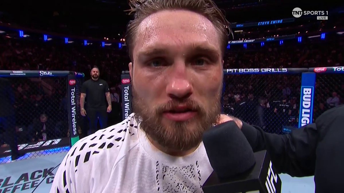 Great post fight interview