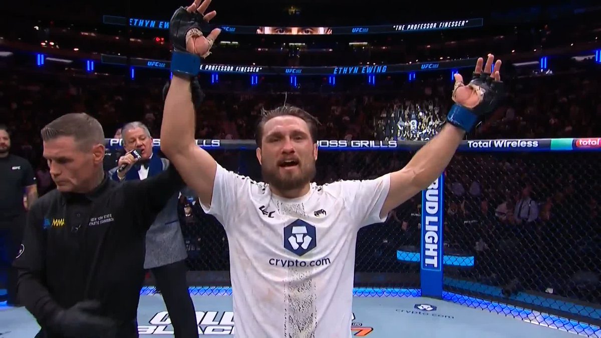 2日前の代打オファーで無敗 ウェルメーカーを破ったイーサン・ユーイング！ #UFC
