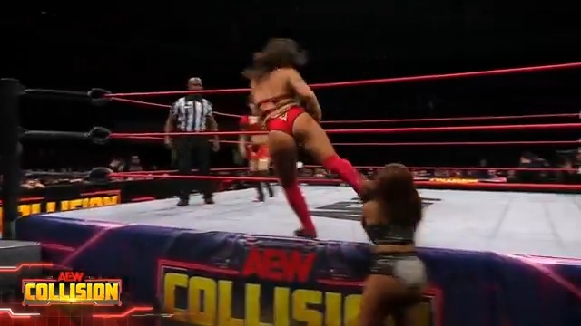 .Alex Windsor アレクス・ウィンザー + Riho take out HYAN ハイアン + mes! Watch #AEWCollision LIVE on TNT &amp; HBO Max