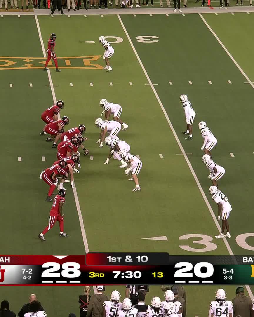 FICKLIN RUNS IT AGAIN 🏃‍♂️💨⚡️ Byrd Ficklin breaks free for a 74-yard TD to open the second half for Utah Football #Big12FB | 📺 ESPN2