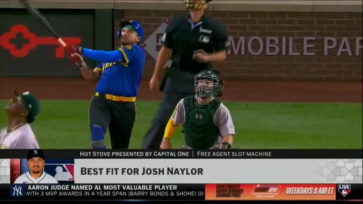 “I feel like if you're Seattle, you can't lose him... I think the best fit for him is to go back to Seattle, like 100%” - Sean Casey on Josh Naylor's free agency