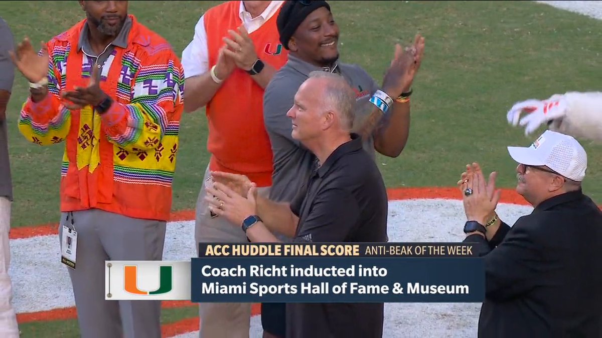 What a moment for Mark Richt 👏 Miami Hurricanes Football