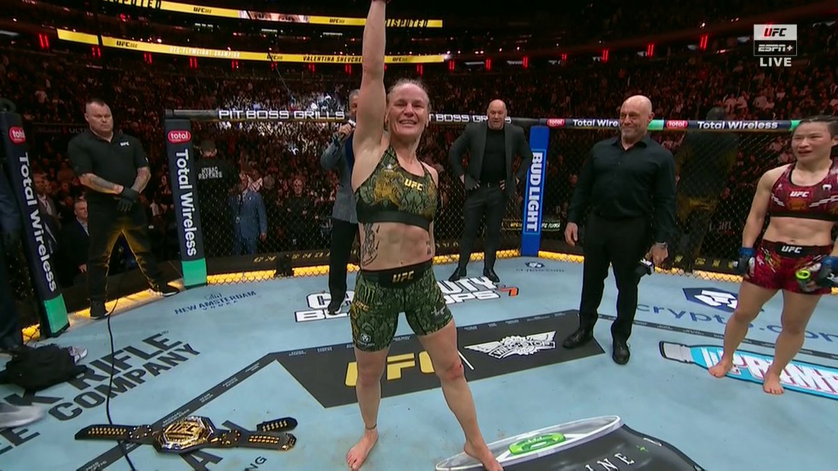 AND STILL ๐ VALENTINA SHEVCHENKO IS THE UNDISPUTED UFC FLYWEIGHT CHAMPION ๐ช #UFC322