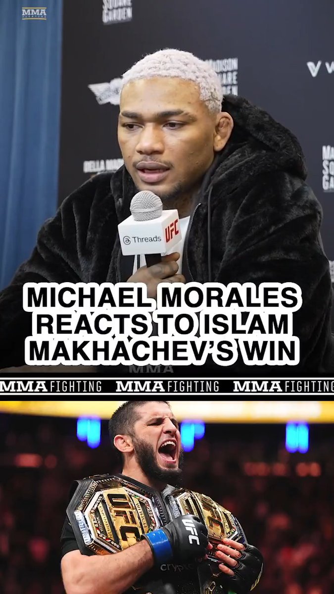 Michael Morales gives his immediate reaction to Islam Makhachev's win over Jack Della Maddalena at #UFC322: "We knew what he was going to do. … That's not going to stop me."