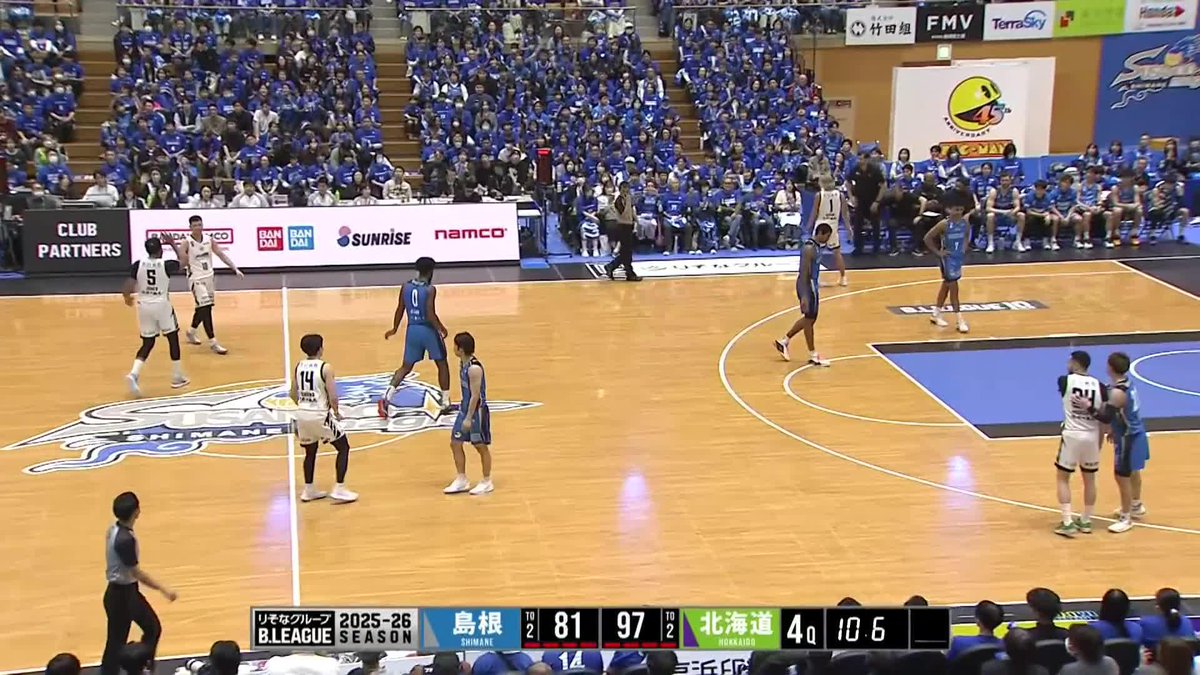 11/16(日) 第11節 vs. 島根 <試合終了> 島根スサノオマジック 81 #レバンガ北海道 97 島根【Q】北海道 19【1Q】28 17【2Q】23 26【3Q】28 19【4Q】18 🌟🌟🌟🌟🌟🌟🌟 試合の入りから攻守ともに強度の高いプレーを続け、クラブ記録タイとなる、2016年3月以来の7連勝を掴み取る! 遠く島根まで、そして配信ご視聴を通しての全緑応援ありがとうございました。 また12月に北海道で、各地で会いましょう! LEVANGA VICTORY🙌🙌🙌 『バスケットLIVE』見逃し配信