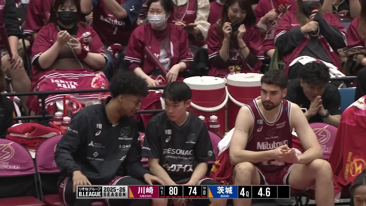 ホーム初勝利！ りそなグループ B.LEAGUE 2025-26 B1リーグ戦 第11節 GAME2 【試合終了】 80 川崎ブレイブサンダース 74 茨城ロボッツ 【ボックススコア】