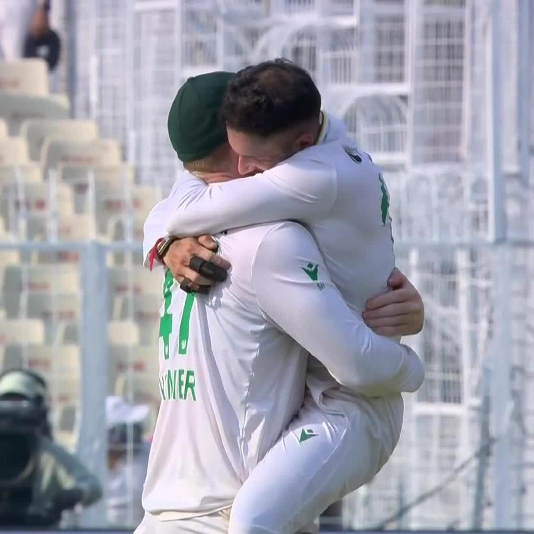 Absolute Cinema 🎬🍿 South Africa win a Test in India for the first time in 15 years 👏👏 #SSCricket | #INDvSA | #WTC27