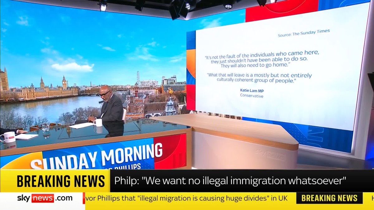 "We need a society where there is a British identity and British culture that everyone signs up to. Without that, you have a divided nation," says shadow home secretary Chris Philp MP 📺 Sky 501, Virgin 602, Freeview 233 and YouTube