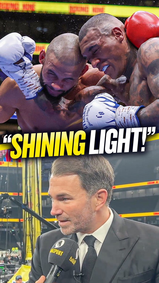 🔥 "Conor [Benn] is the new star of British boxing." 👏 "He should be an inspiration." Eddie Hearn explains why Conor Benn's win against Chris Eubank Jr means so much.