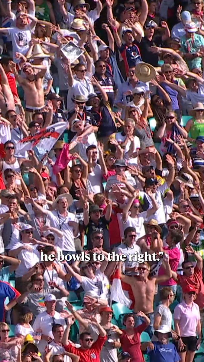 Revisiting another iconic #Ashes moment when Mitchell Johnson felt the full force of the Barmy Army 👀🦆