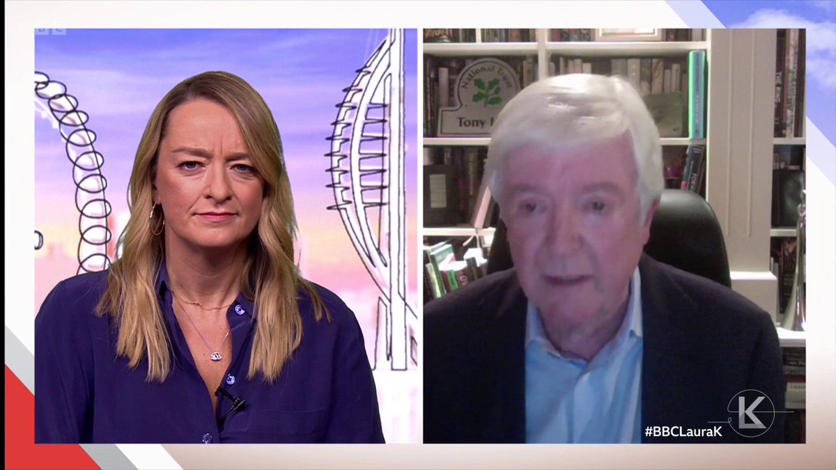 “It would not be appropriate” Former BBC director general Tony Hall says “license fee payers money” should not go to Donald Trump #BBCLauraK