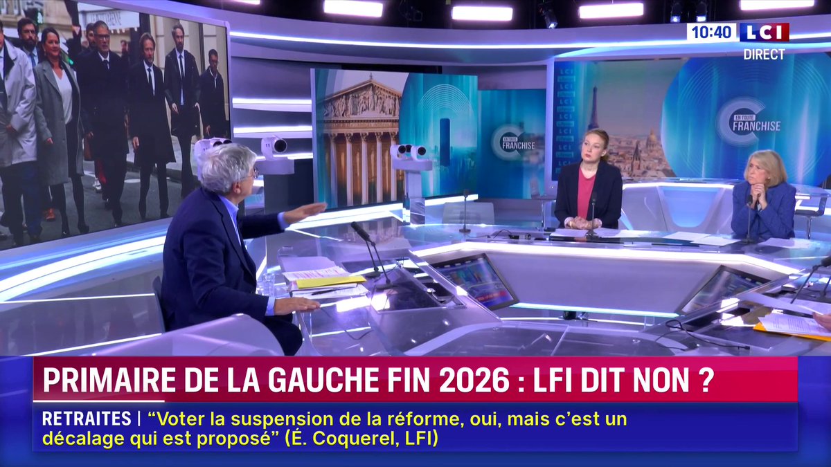 🗣️ "Jean-Luc Mélenchon est notre meilleur candidat pour la prochaine présidentielle et je souhaite qu'il soit candidat" 💬 Eric Coquerel, Président de la commission des Finances de l'Assemblée nationale