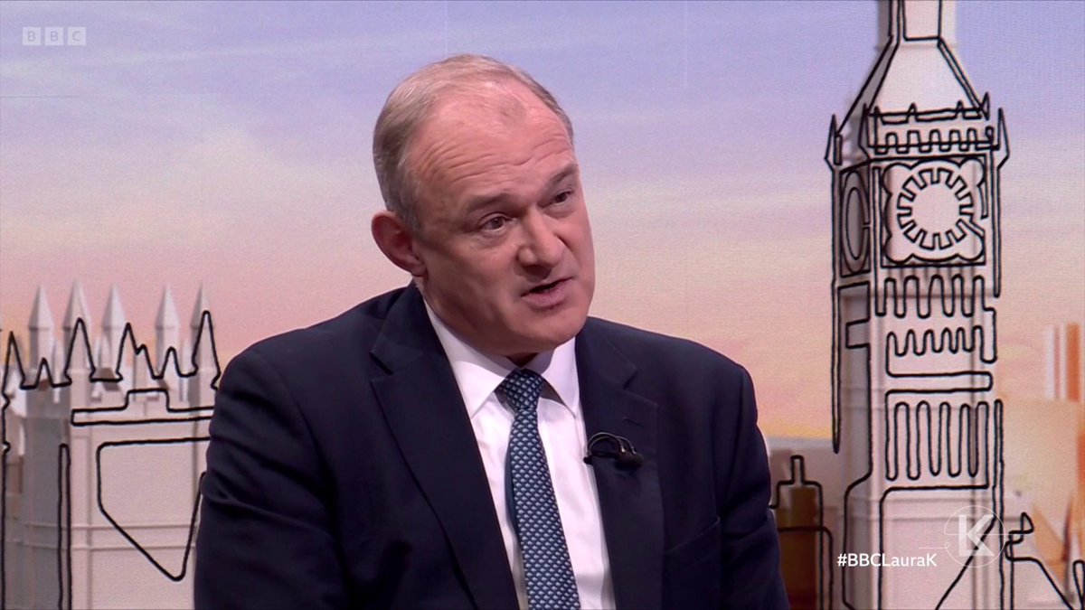 “We do have concerns [about the government’s asylum proposals]” Lib Dem leader Ed Davey says “there is a danger here… that it will prevent refugees contributing to our society” #BBCLauraK