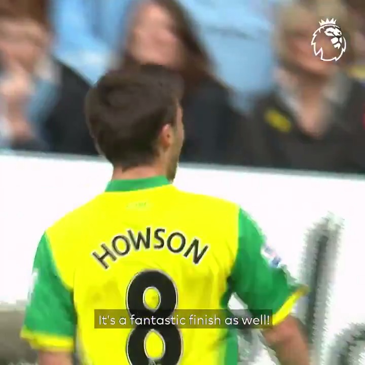 Grant Holt puts it on a plate for Jonny Howson #ncfc