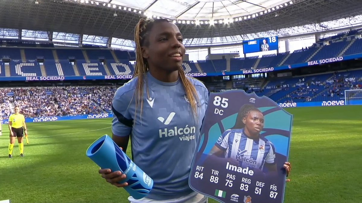 🏆 Edna recibe el POTM de #LigaFMoeve del mes de octubre EA SPORTS FC ESPAÑA | Moeve | #POTM