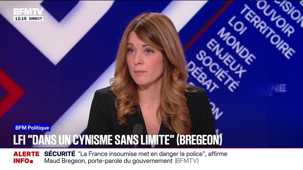Vote du budget: "Nous ne voulons pas utiliser les ordonnances", assure Maud Bregeon, porte-parole du gouvernement